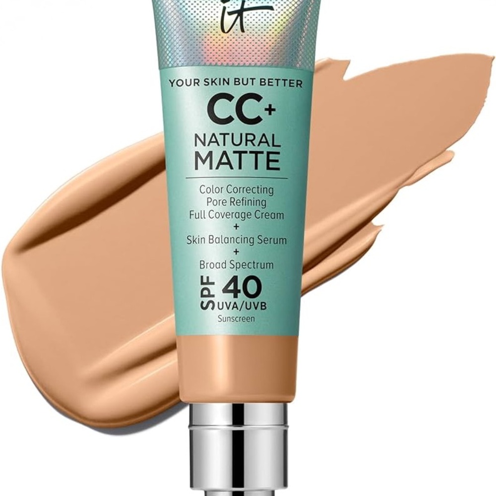 IT Cosmetics CC+ Oil-Free Matte Foundation SPF 40 | Neutral Tan | New